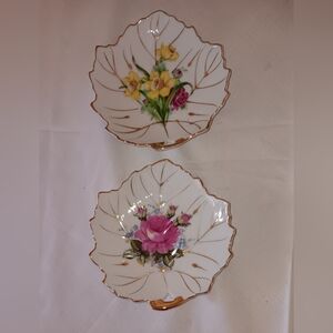 Pair of trinket dishes Moriyama Mori-mach